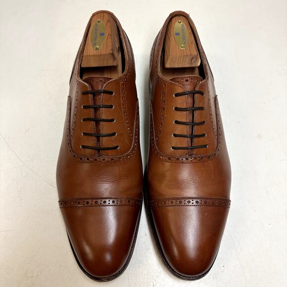 EXCELLENT Meermin Oxford Tan Antique Calf Goodyear welt 101513 UK 9.5 US 10.5 D main image 9